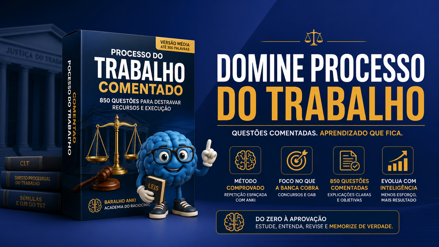 Processo do Trabalho Comentado: 850 Questões para Destravar Recursos e Execução
