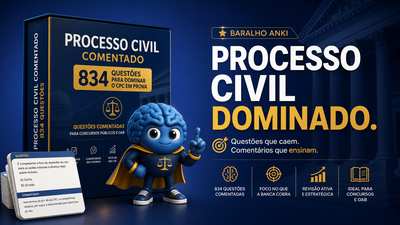 Processo Civil Comentado: 834 Questões para Dominar o CPC em Prova
