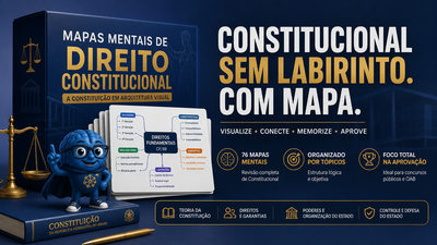 Mapas Mentais de Direito Constitucional: A Constituição em Arquitetura Visual