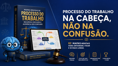 Mapas Mentais de Processo do Trabalho: Recursos, Execução e Audiência sem Confusão