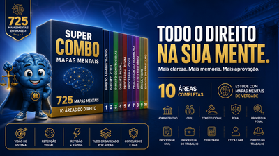 Super Combo Mapas Mentais Direito