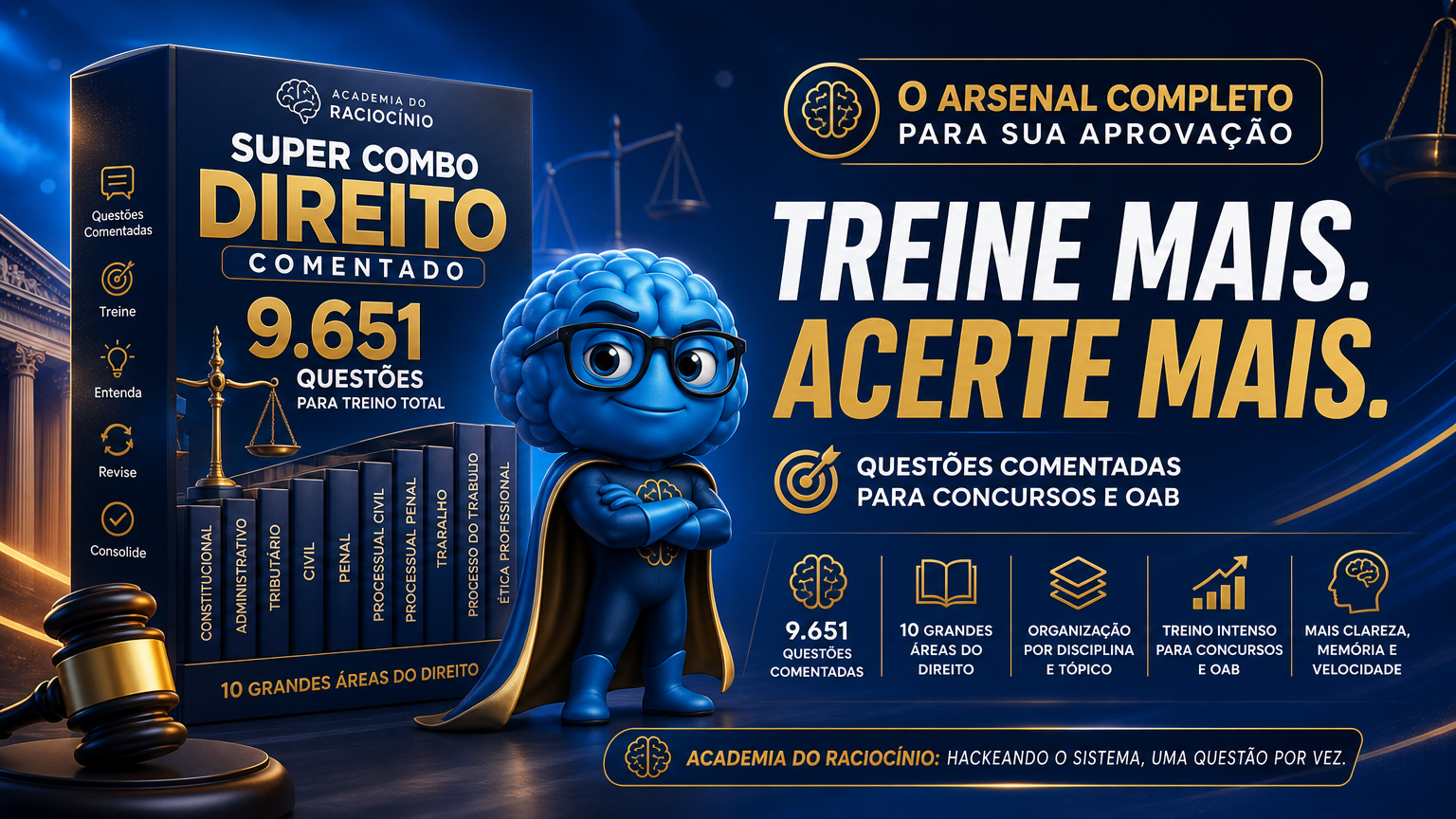 Super Combo Direito Comentado: 9.651 Questões para Treino Total