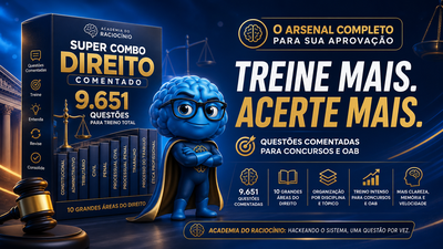 Super Combo Direito Comentado: 9.651 Questões para Treino Total