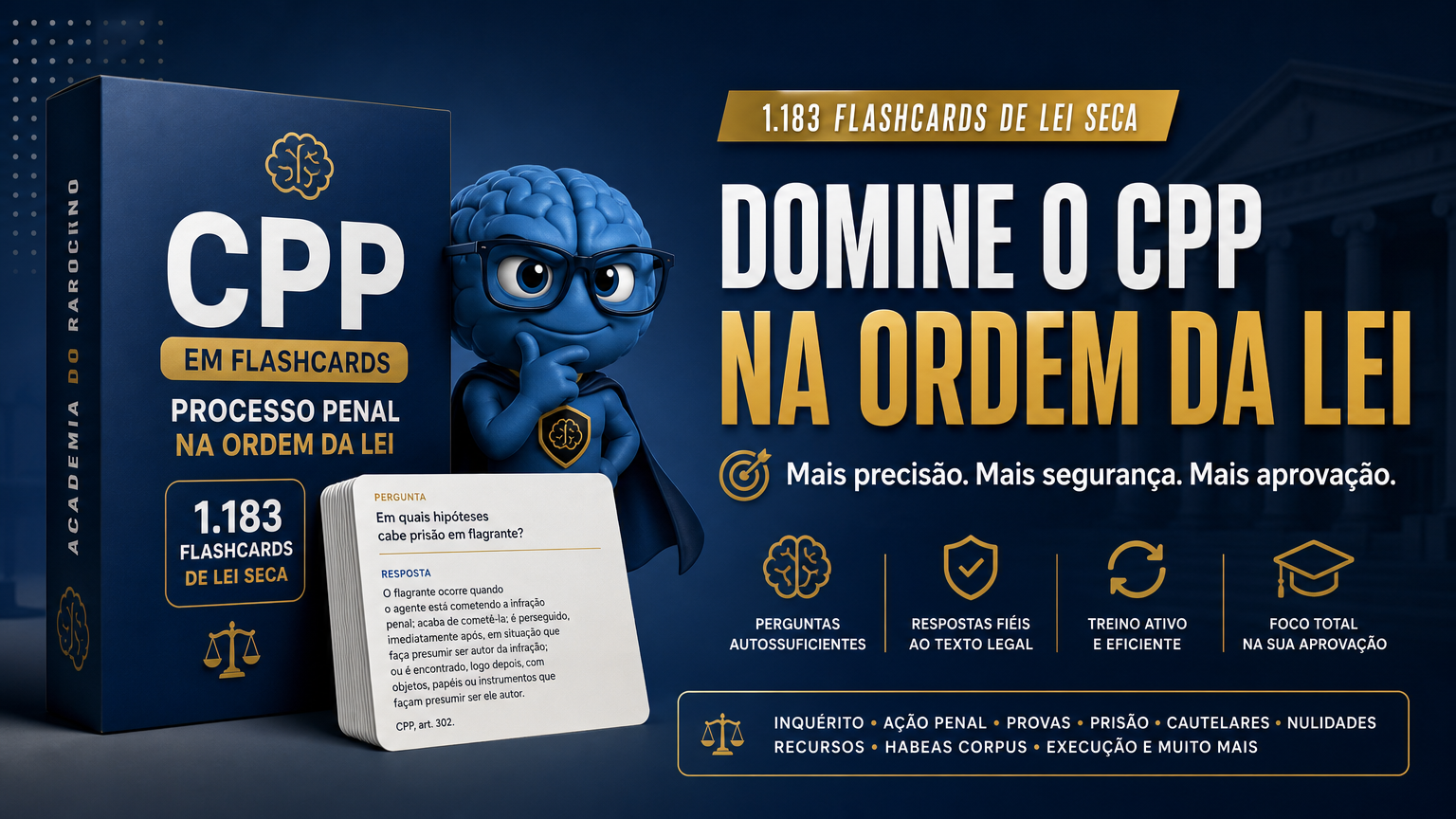 CPP em Flashcards: Processo Penal na Ordem da Lei