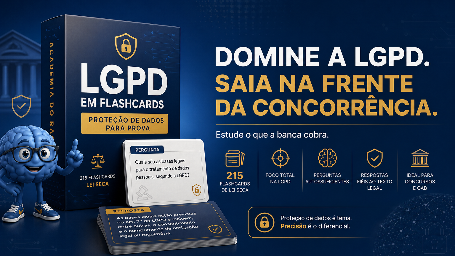 LGPD em Flashcards: Proteção de Dados para Prova
