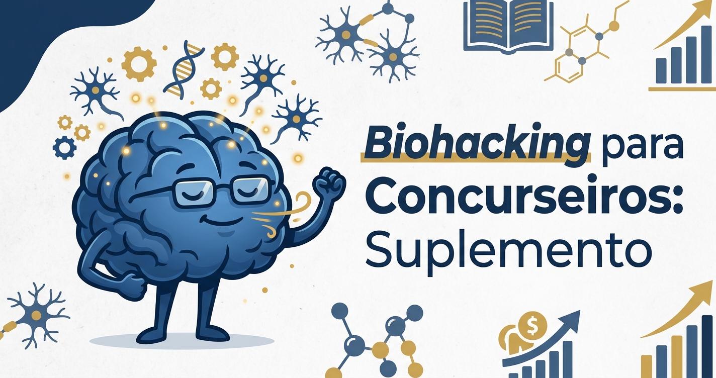Biohacking para Concurseiros: Suplementos, Respiração e Hacks Científicos para Turbinar o Cérebro