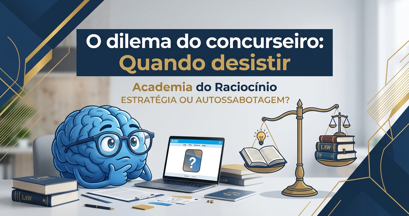 O dilema do concurseiro: Quando desistir é inteligência e quando é autossabotagem