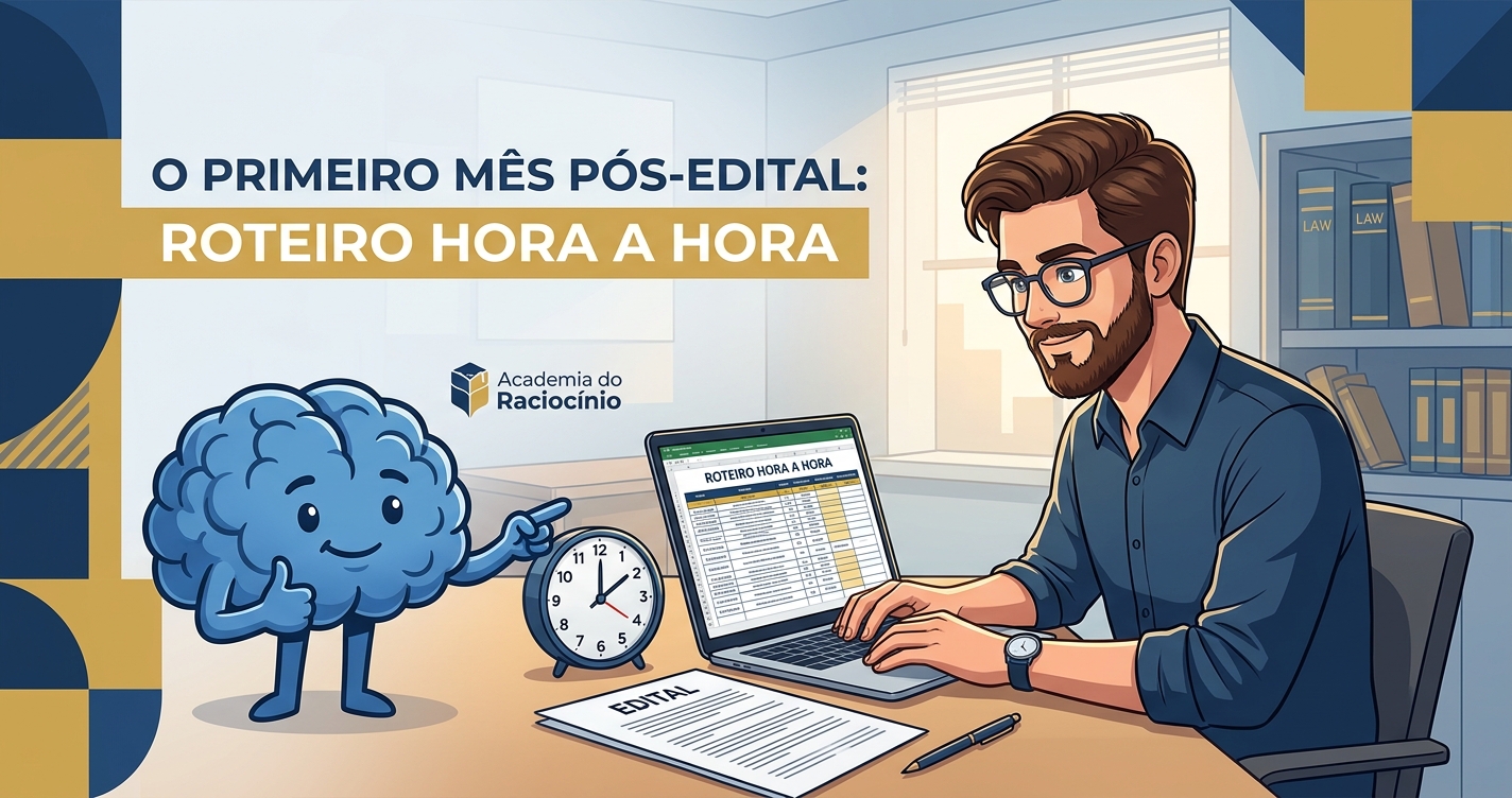O Primeiro Mês Pós-Edital: Roteiro Hora a Hora para Aproveitar Cada Segundo até a Prova