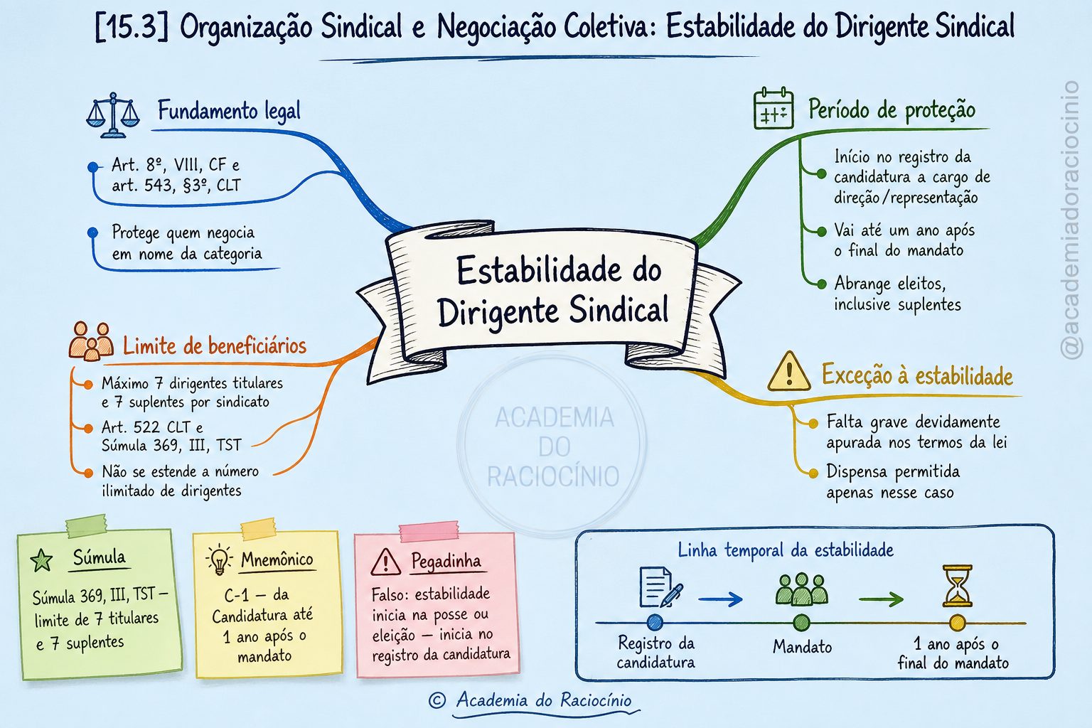 [15.3] Organização Sindical e Negociação Coletiva: Estabilidade do Dirigente Sindical